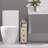 Freestanding Compact Design Bathroom Cabinet with 1 Door Bathroom Storage Cabinet-600703642