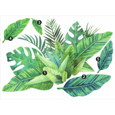 Plants & Flowers Non-Wall Damaging Wall Decal