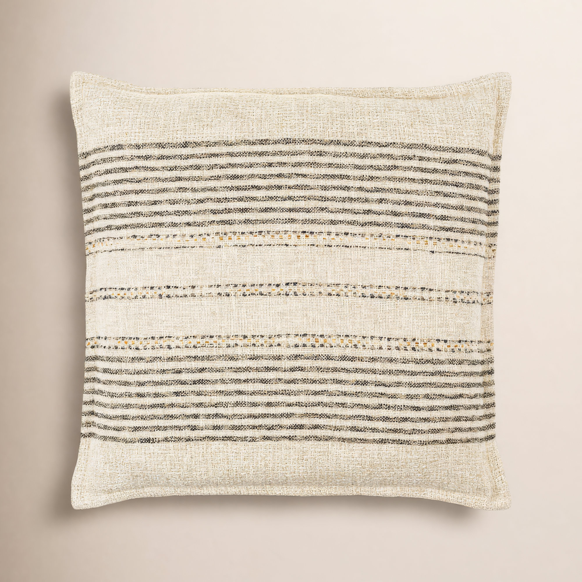 Nicolina Striped Throw Pillow, 22" x 22", Pillow Cover Only - No Insert