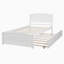 Lit plateforme simple en bois massif-1401737703