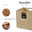 Foldable Plastic Wicker Basket Set-93836473