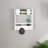2 Piece Accent Shelf with Hooks