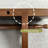 French Retro Kitchen Shelf With Hooks | Solid Cherry Wood Wall Mounted Display Board-1229159452