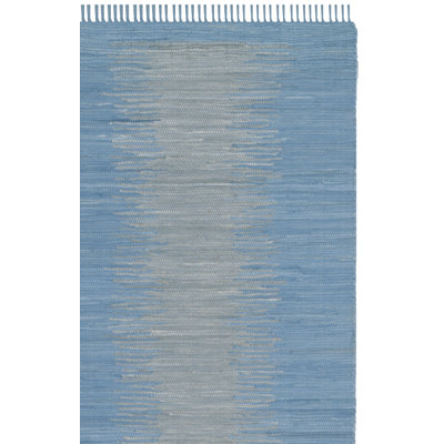 Cayman Hand Woven Cotton Abstract Rug