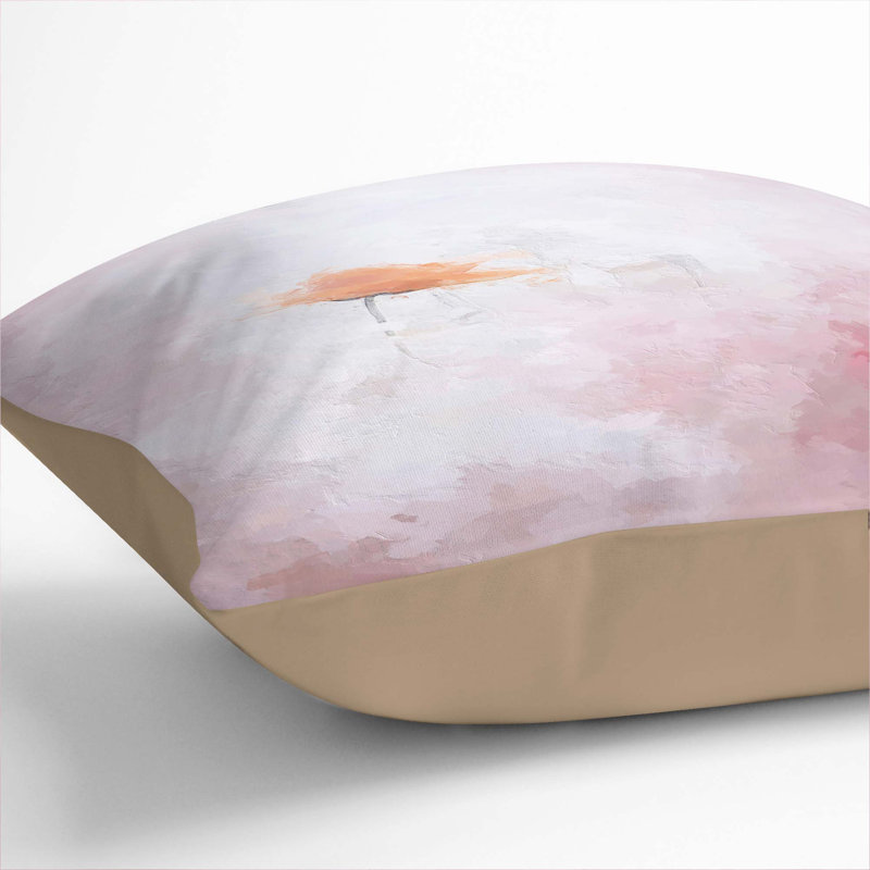 Square Throw Cushion, 55cm H x 55cm W x 20cm D, Stone