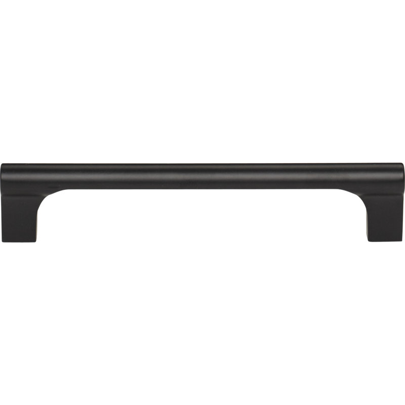 Modern Matte Black Nickel Cabinet Handle with Mounting Hardware