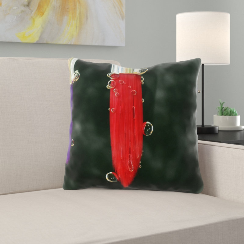 Coussin décoratif brosse Tannen, Microsuède, Intérieur