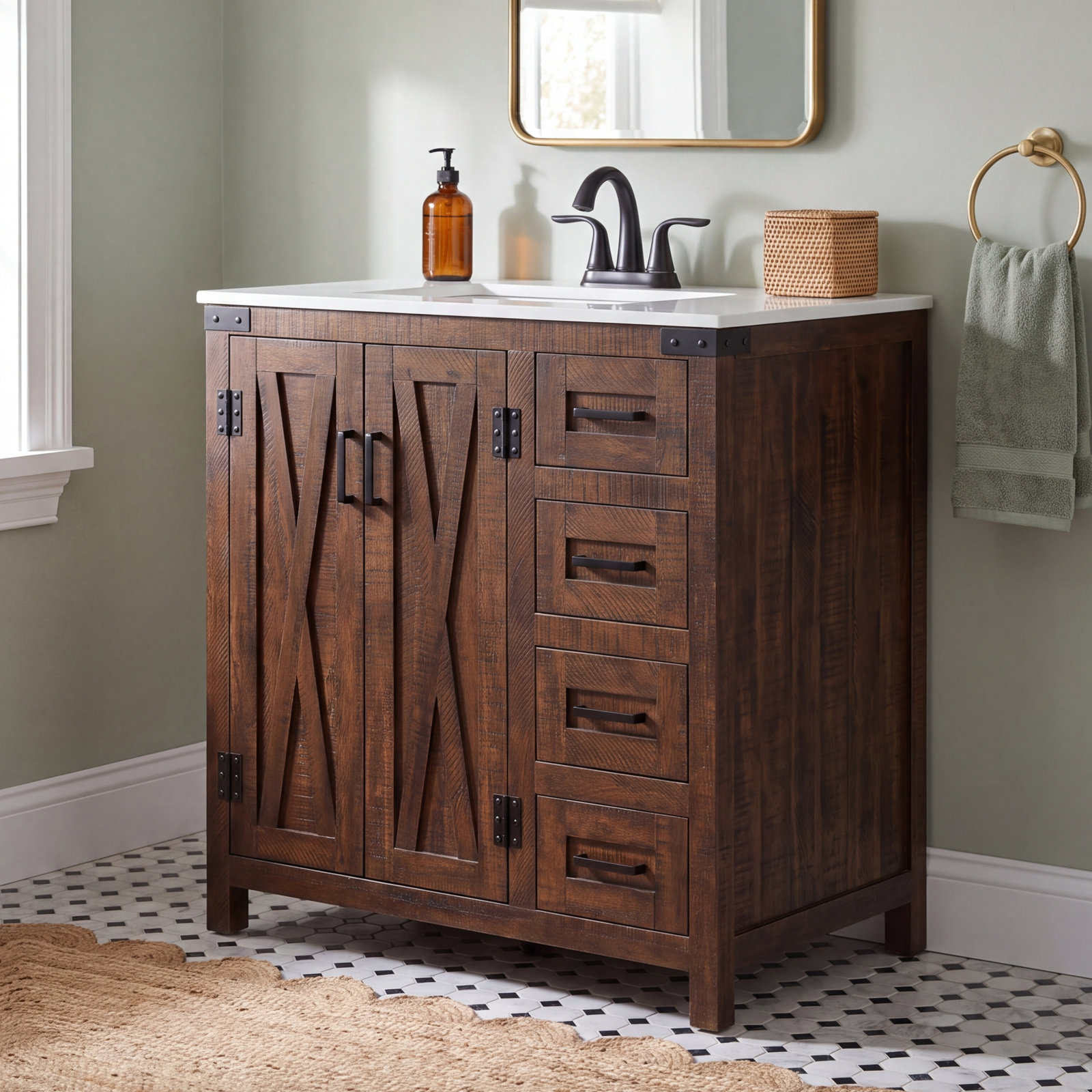 Slayton 32 " Single Bathroom Vanity, Expresso
