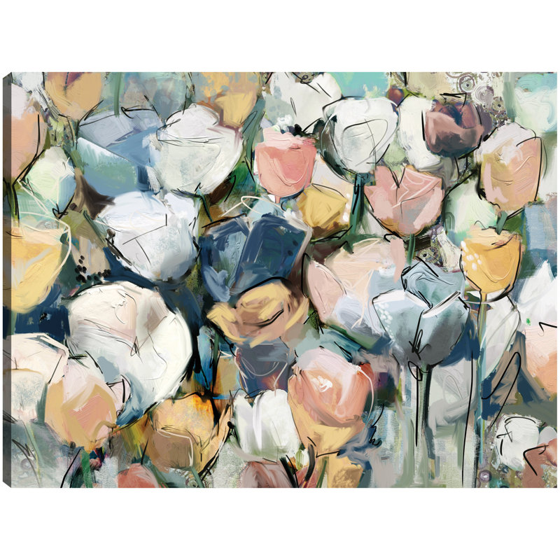 «Adoria II» par Studio Arts, reproduction d'art sur toile, H 11 po x l 14 po, Toile tendue