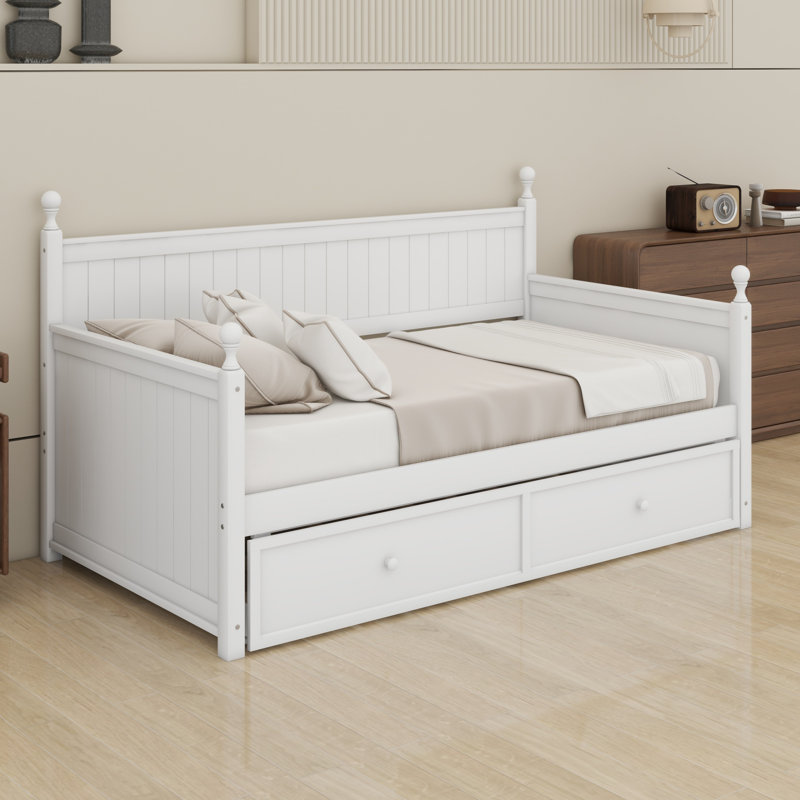 Wood Daybed With Trundle