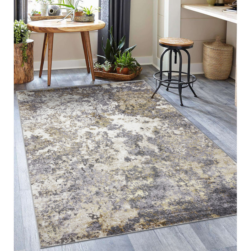 Ellenburg Abstract Indoor Rug, Rectangle 9' x 12'
