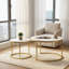 Ensemble de 2 tables de bout gigognes 27,6 po