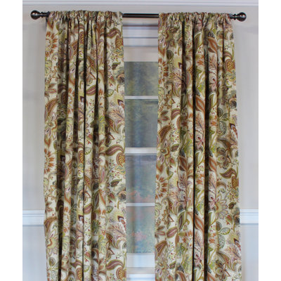 Valpanbk Cotton Blend Room Darkening Curtain Pair