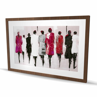 Walk - Livingroom Man Framed Matted Print for Home Decor