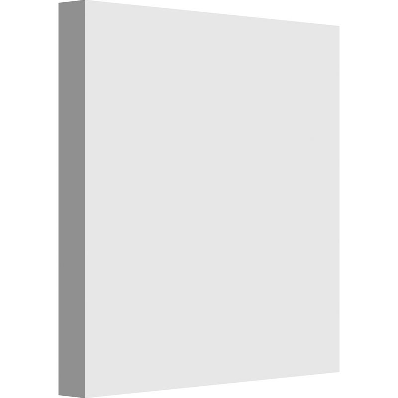 Rosette standard Sedgwick avec bord carré, H 5 po x l 5 po x p 0,5 po