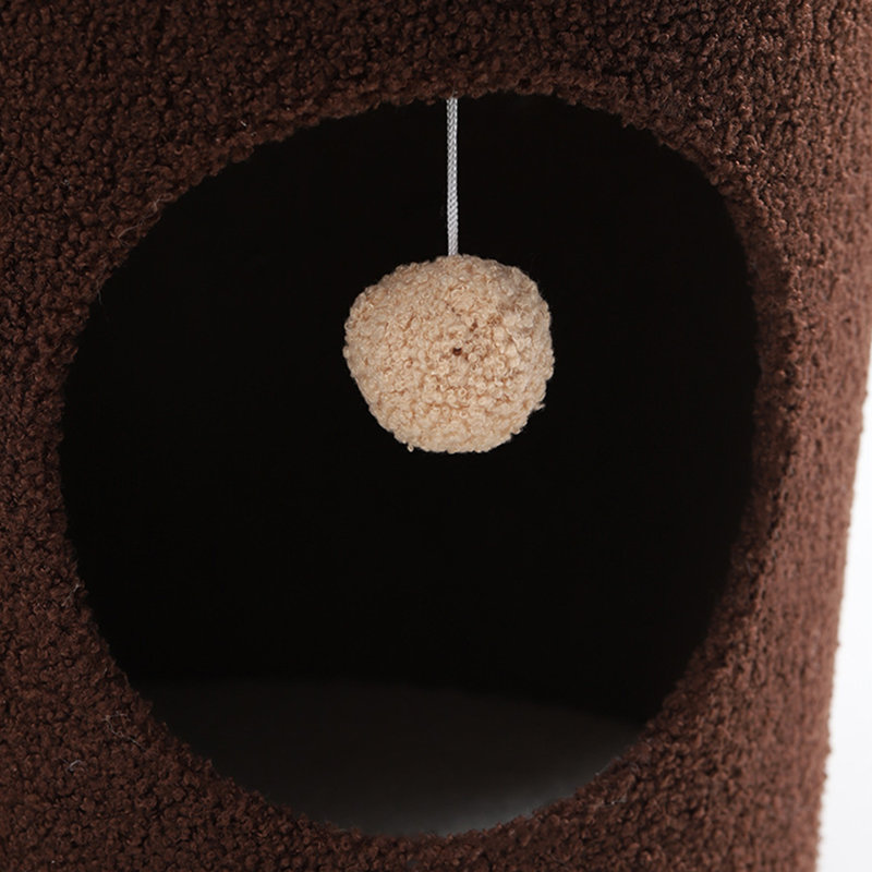 Arbre à chat tasse à café, condo pour chat avec surface à gratter