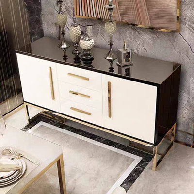 Luxury-Style Storage Side Cabinet
