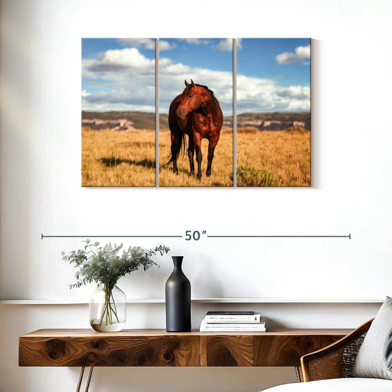 Wild Quarter Horse, 24" H x 38" W