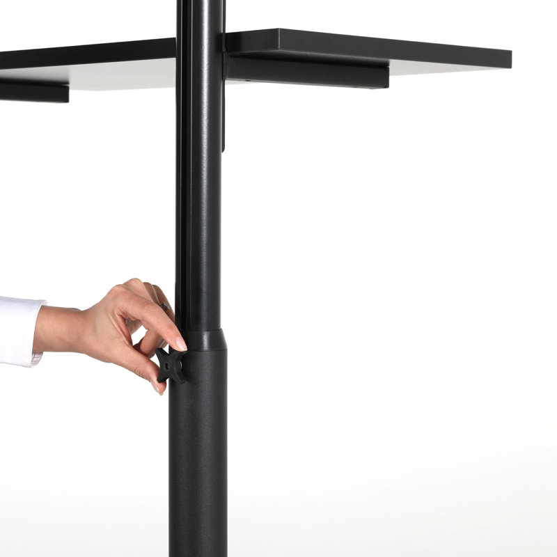 Bureau debout à hauteur réglable Kam, H 48,62 po x L 23,62 po x l 23,62 po