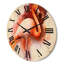 Portrait de l'horloge murale en bois Flamingo II-63902436