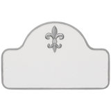 Fleur de Lis Arch One Line Address Plaque