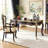 Solid Wood Hand-Painted Desk with 3 Drawers