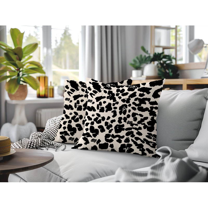 Coussin intérieur / extérieur Lexy, 16x16, Black