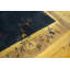 Antique Art Deco Large Room Size Wool Blue Rug