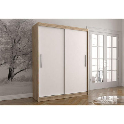 Demster 2 Door Manufactured Wood Wardrobe