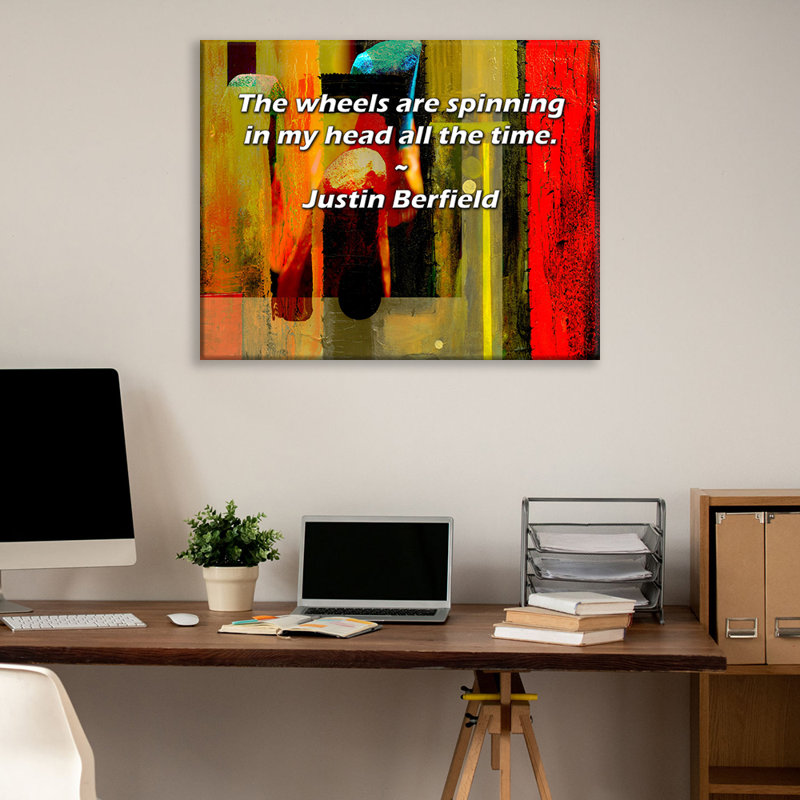 Toile tendue Dakota Fields Gallery par John Bytheway: «Pouces par pouces, la vie est un jeu d'enfant., H 17 po x l 24 po