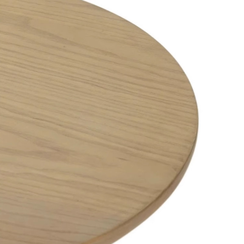 Minimalist solid wood coffee table, Burlywood, 15.74" H x 39.37" L x 23.62" W