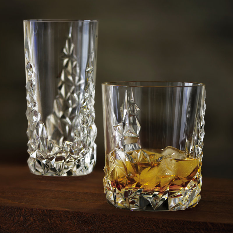 Sculpture 14.2 Oz. Long Drink, Set of 4