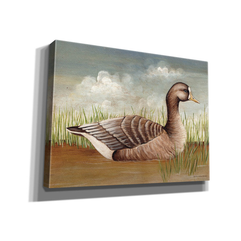 «White Fronted Goose» par David Carter Brown, art mural August Grove®, 54 po x 40 po, H 40 po x l 54 po x P 1,5 po