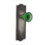 Meadows Plate with Crystal Emerald Door Knob-349098415-349098414