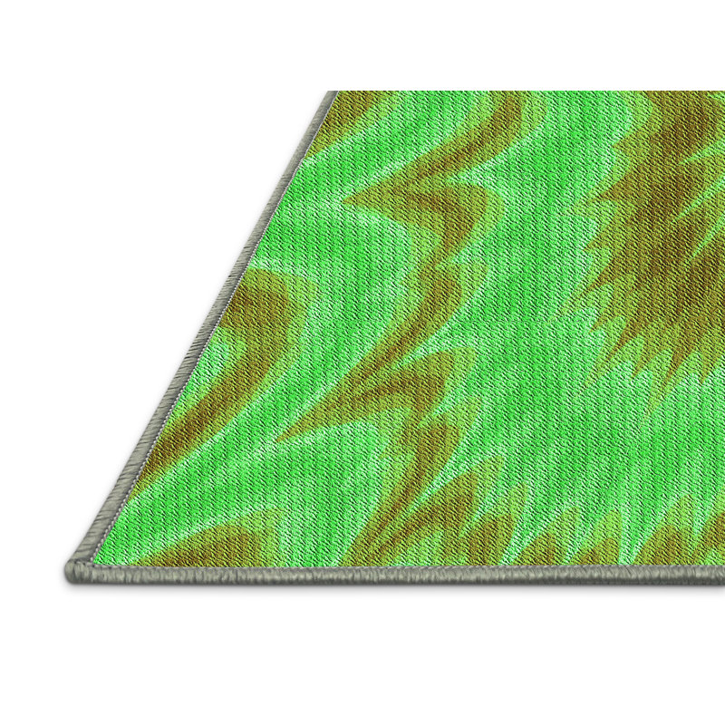 Tapis 100% à motifs lavables à la machine 2989, Rectangle 2 pi x 3 pi