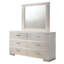 Commode double 6 tiroirs avec miroir Donnellson-413170085