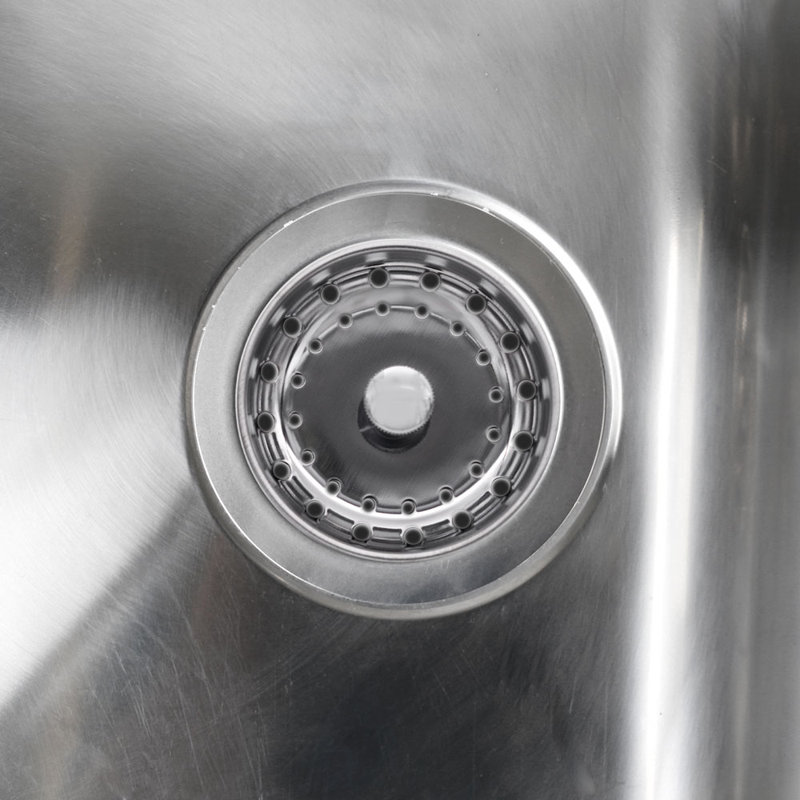 Crépine en acier inoxydable, Chrome poli