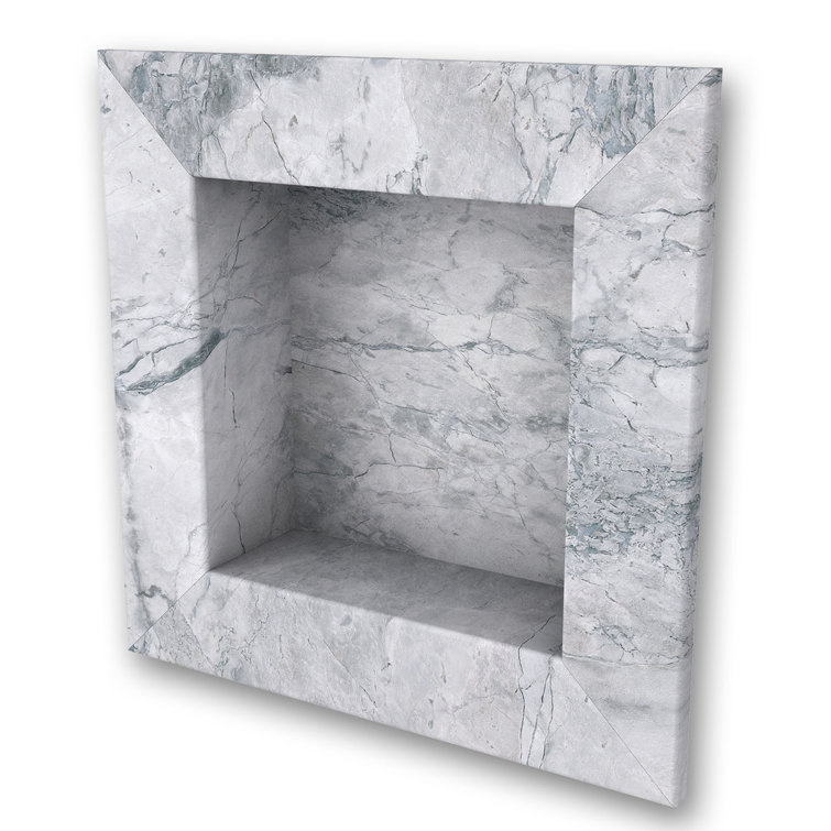 FlexStone 17"W x 17"H Square Recessed Shampoo Caddy