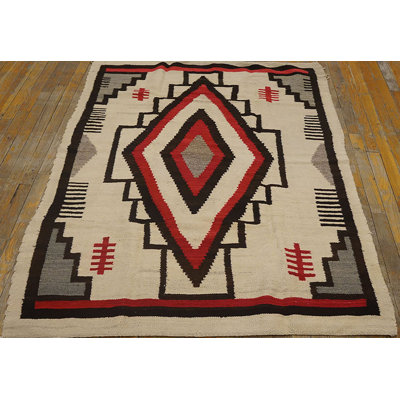 Petit tapis Kilim tissé à plat à motif de médaillons tribaux