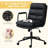 Mid Back Ergonomic PU Home Office Chair With Wheels-692097559