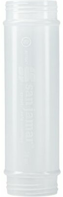 Bouteille en plastique avec soupape moyenne pour sauces épaisses et relish, 16 onces, blanc