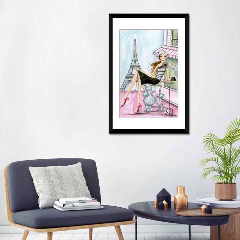 Art sur toile miel, Papier d'art encadré noir, Blanc, H 32 po x l 24 po x P 1 po