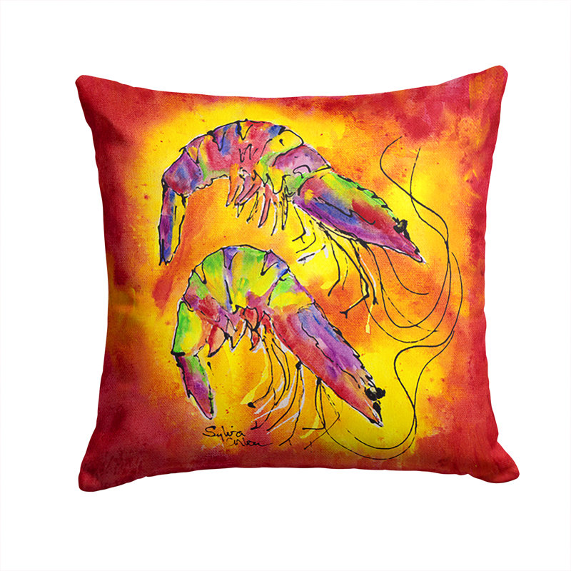 Coussin intérieur/extérieur crevette