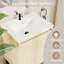 Ensemble de meuble-lavabo simple de style Mid-Century avec dessus de lavabo, portes à fermeture douce-1009864419-1009864431