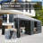 21 Ft. W x 11 Ft. D Aluminum Patio Gazebo Wall-Mounted Solarium
