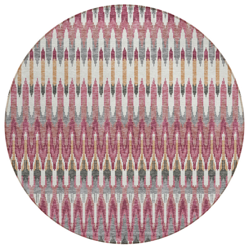 Tapis rond 8 po Merlot