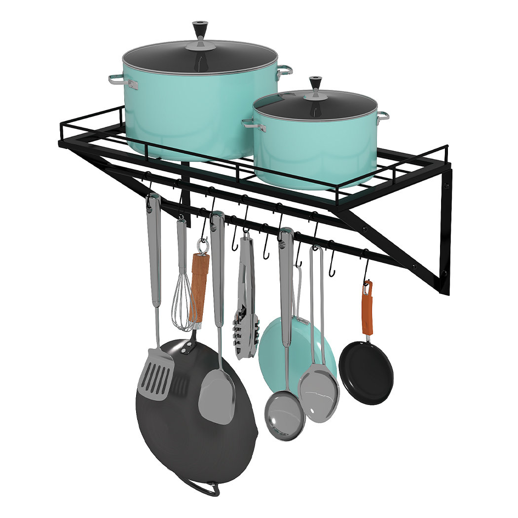 Rectangle Wall Mounted Pot Rack