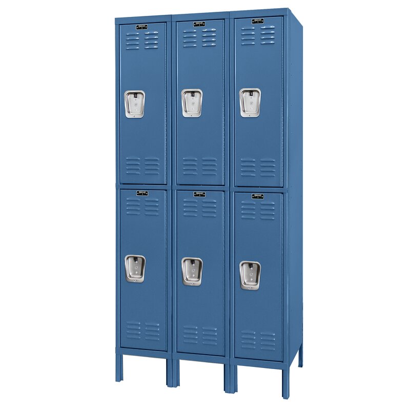 Hallowell Premium Metal 2 - Tier School Locker & Reviews | Wayfair