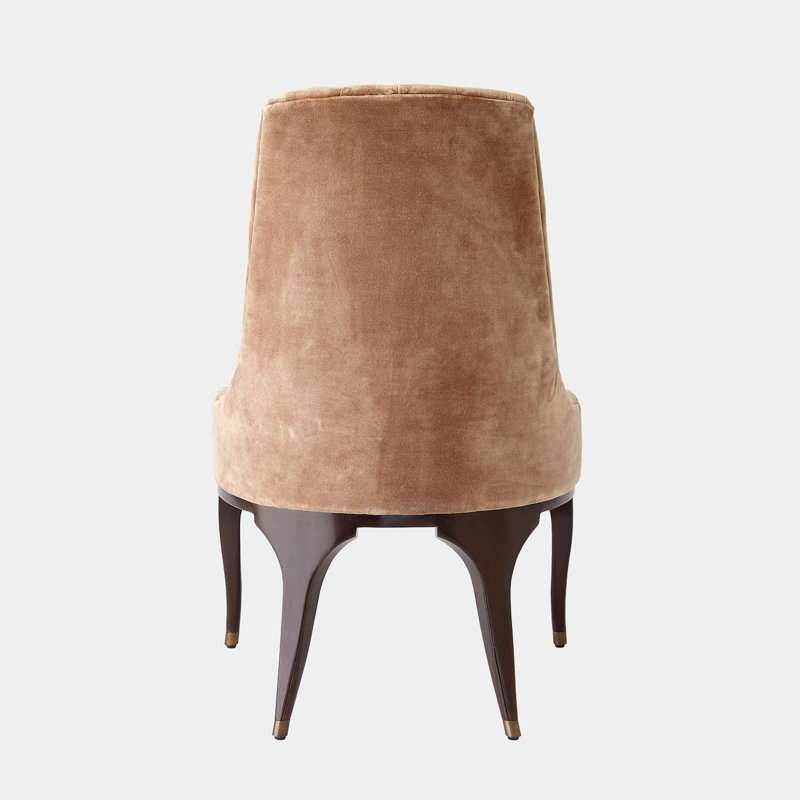 Channel Upholstered Dining Chair, Beige