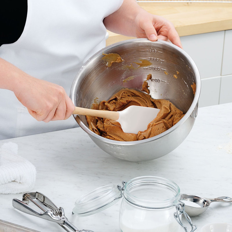 Tovolo Flex-Core® Spatula Wood Handle